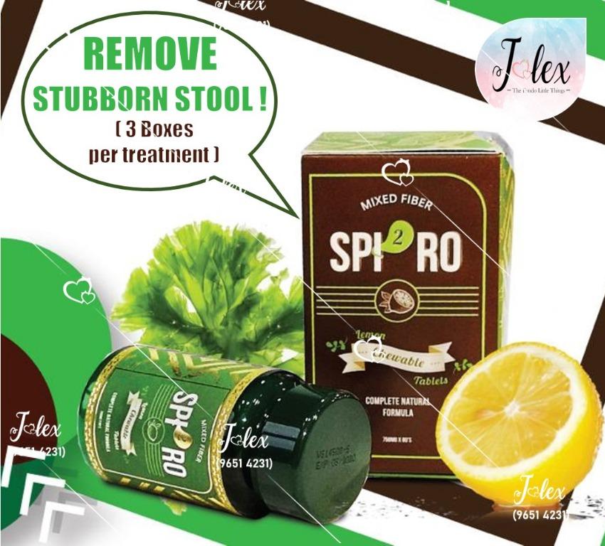 instocks wellous spi2ro spiro detoxification for stubborn stool your daily health care 双藻排毒 60 tablets bottle