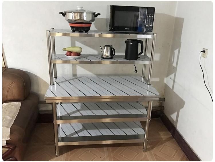 Stainless Steel Table Gas Stove Table Kitchen Table, Furniture & Home