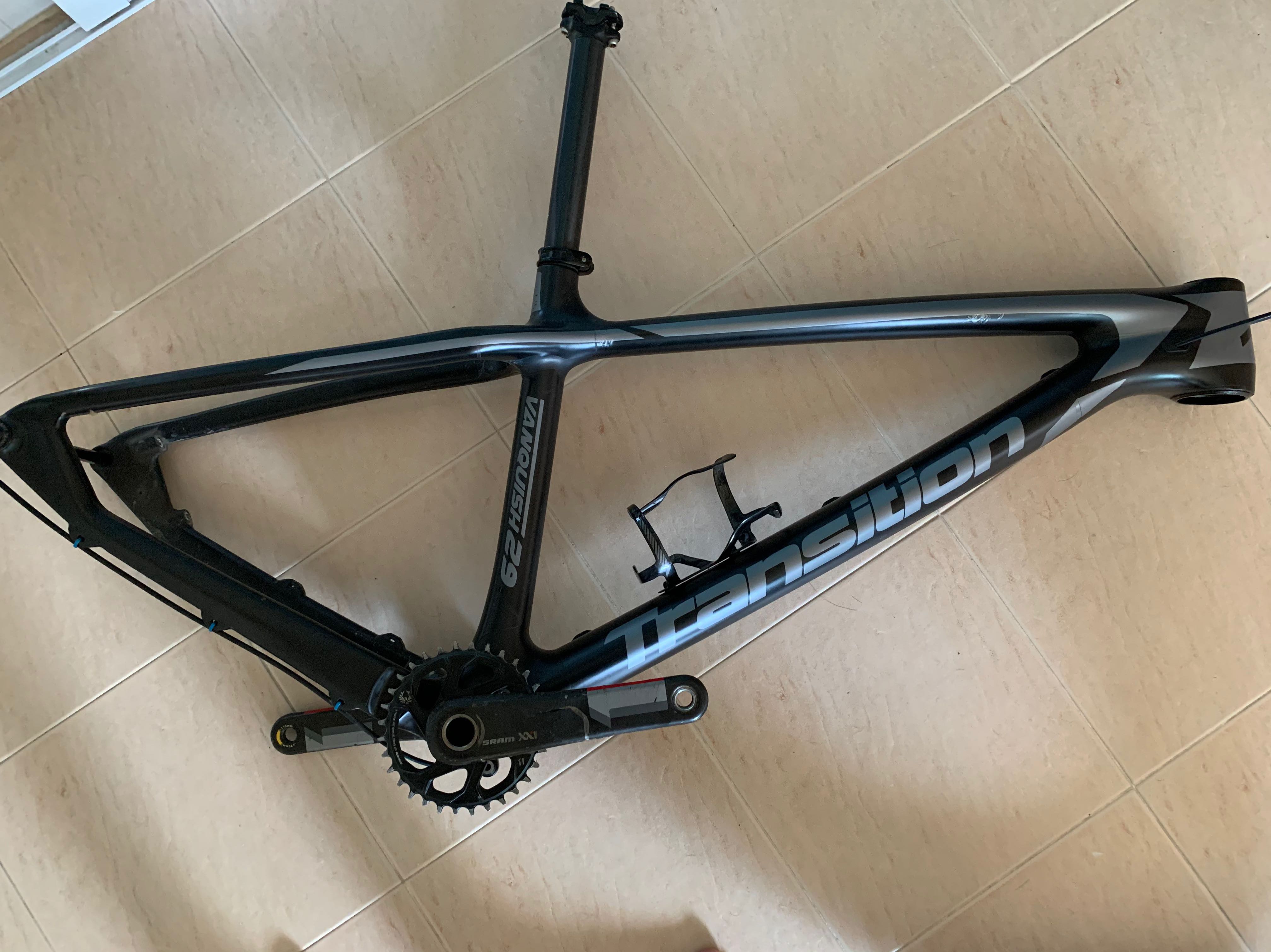 Transition vanquish frame clearance