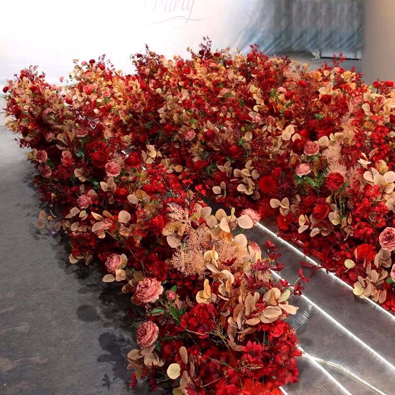 Faux flower Table decor / Aisle runner / Wedding Flower Arch