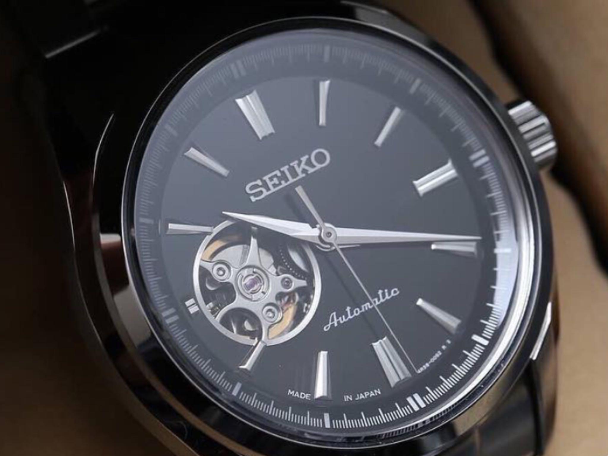 open heart watch seiko