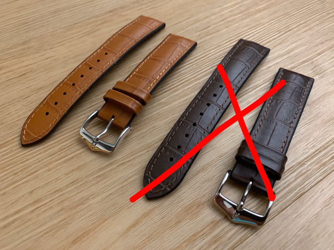 Like NEW Hirsch Paul 20mm Calfskin leather with Caoutchouc