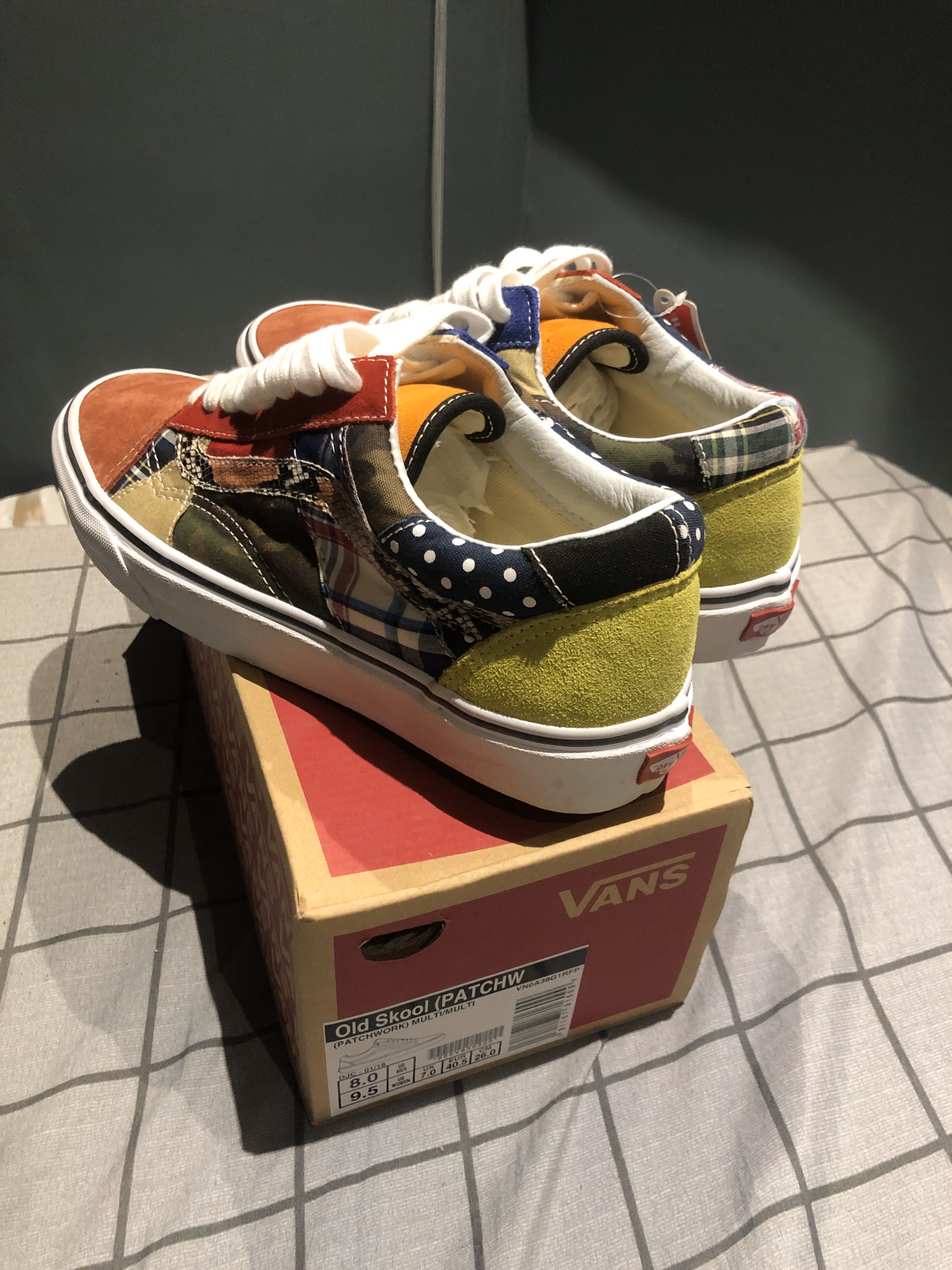 vans size patchwork