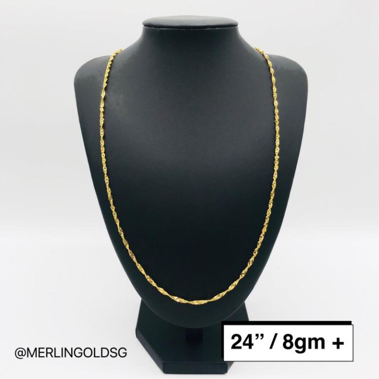 8gm gold necklace hotsell