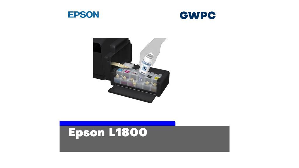 Epson L1800 A3 6 color Photo Ink Tank with original ink, Computers ...