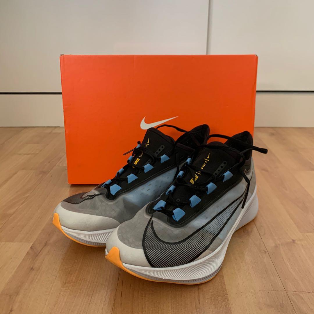 nike zoom fly 3 white black university blue laser orange