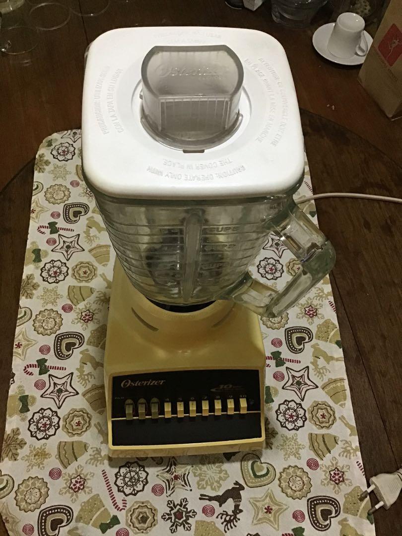 OSTERIZER BLENDER-SAVE 1,400!! (Category: Juicers, Blenders & Grinders) located in Manila. Submitted by selectedfew (Listing ID 285446743, Image 3). Description: MOVE Out SALE !! ORIG PRICE 4K-SM HOME Superb NEW CONDITION performance Heavy Duty Blender w/ powerful engine 10 speed-all metal blade it easily crushed ice cubes so beware of the blade not to touch! Very well maintained Orig condition Discolouration in front only due to sunlight in the 