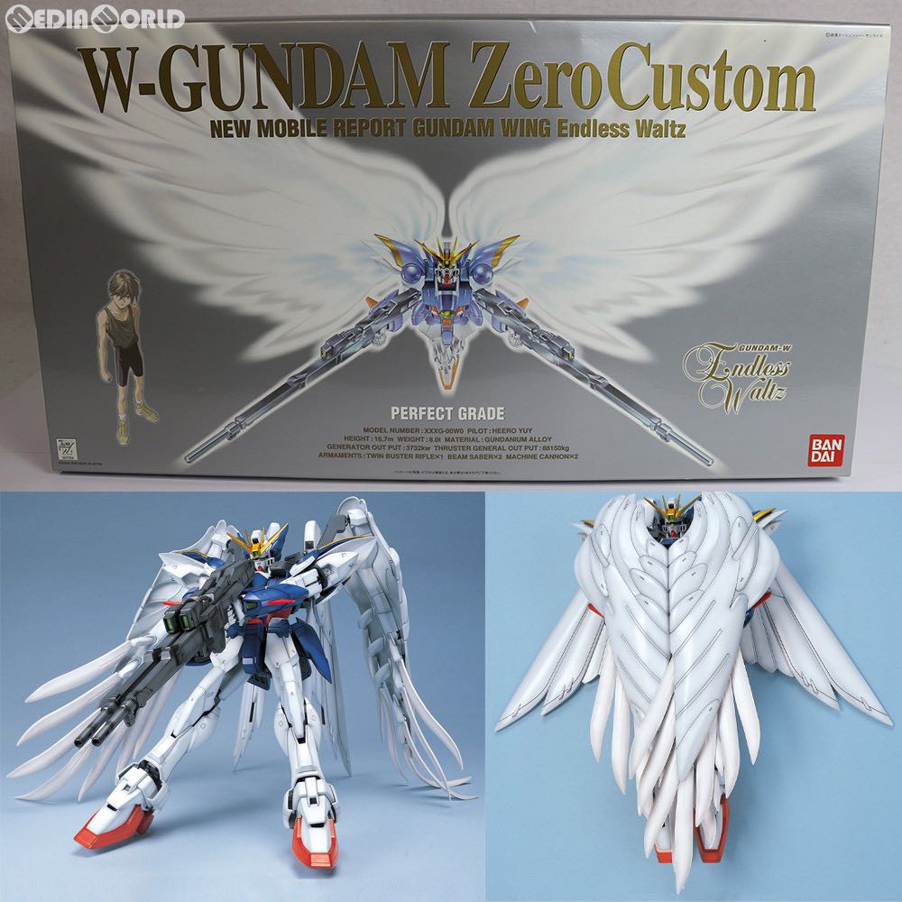 "Bandai Wing Gundam Zero Custom 1/60 Perfect Grade" for sale online 
