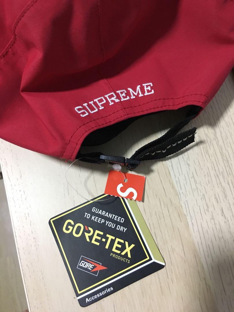 Supreme S Logo 6 panel cap Gore-Tex, Men's Fashion, Watches 
