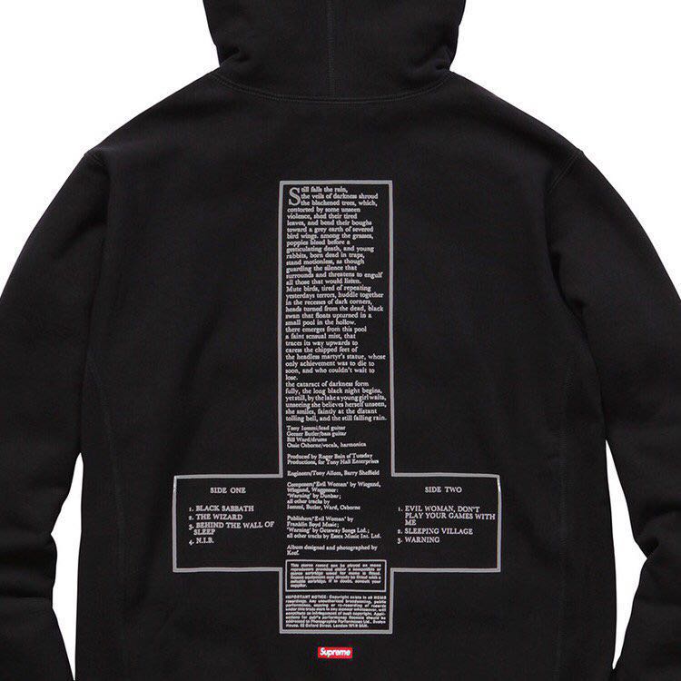 supreme black sabbath jacket
