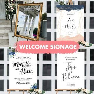Wedding Welcome Sign