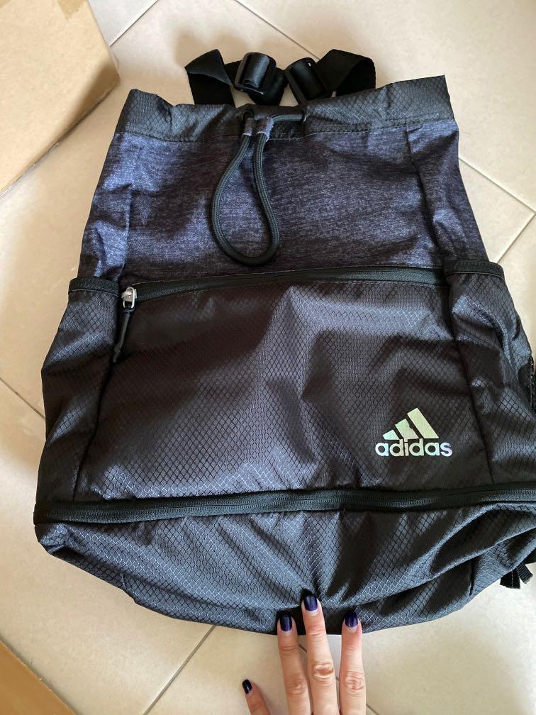 adidas drawstring bag brown