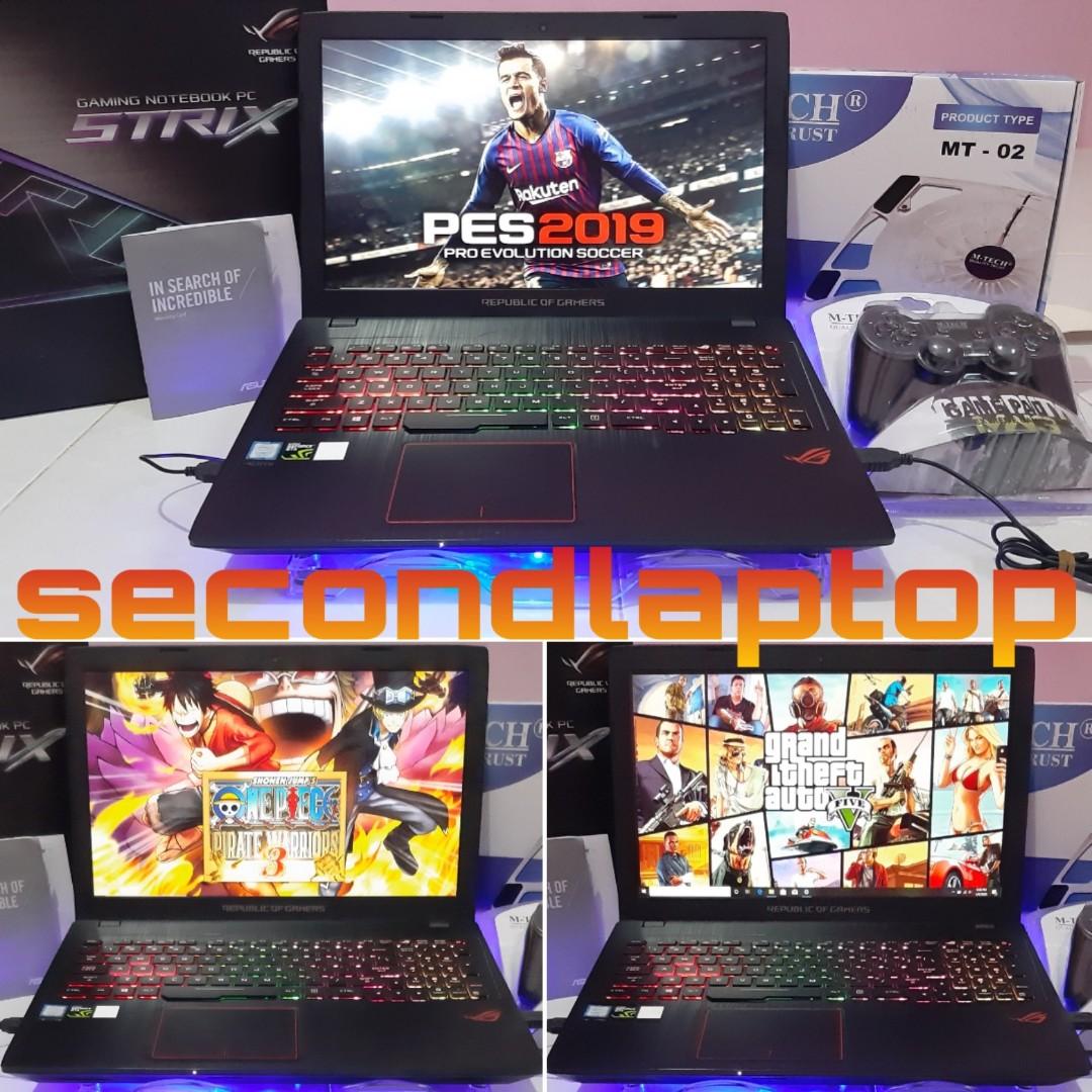 Asus Rog Strix Vga 12gb Gtx 1050 Ram 16gb Ssd Hdd Like New Fullset Murah Elektronik Komputer Laptop Di Carousell