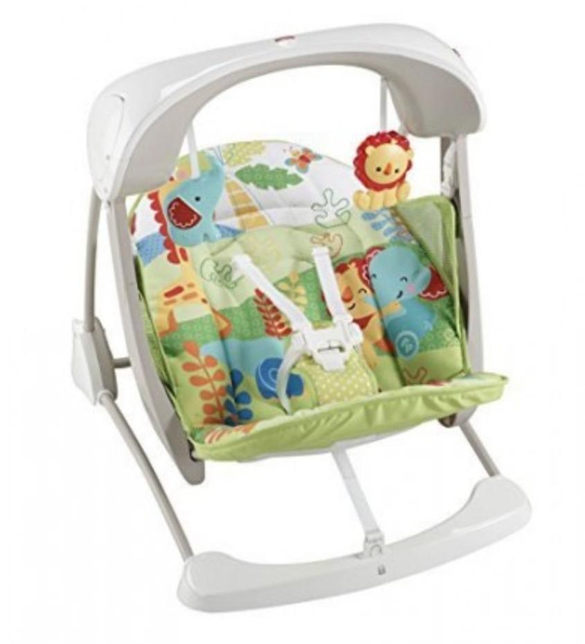 fisher price baby swing rocker