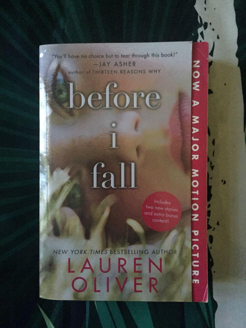 Before I Fall By Lauren Oliver Books Stationery Books On Carousell