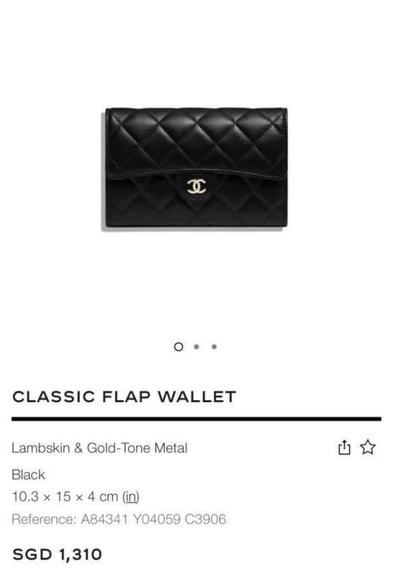 Chanel Medium Flap Wallet, Luxury, Bags & Wallets on Carousell