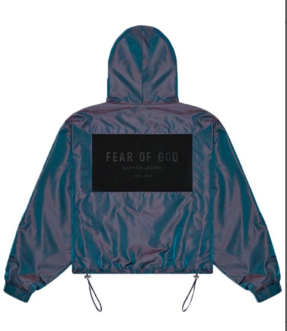 Fear of god nylon full zip hoodie hotsell