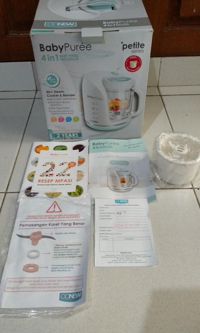 Oonew Baby Puree 4 In 1 Petite Series Food Proccesor Bayi Anak Perawatan Makanan Anak Di Carousell