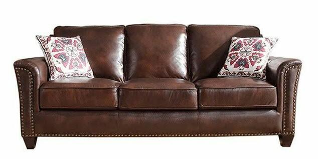 Full Grain Leather Chesterfield Sofa, Full Grain Leather Furniture