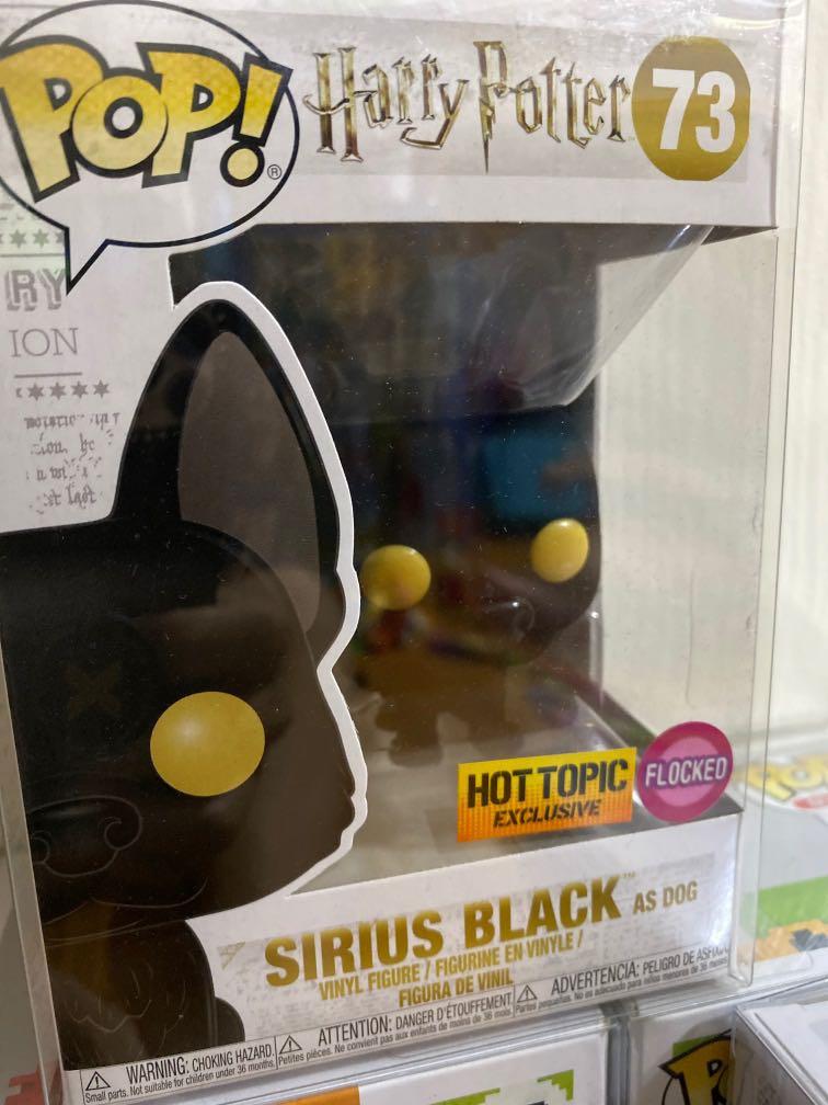 funko pop sirius black dog flocked