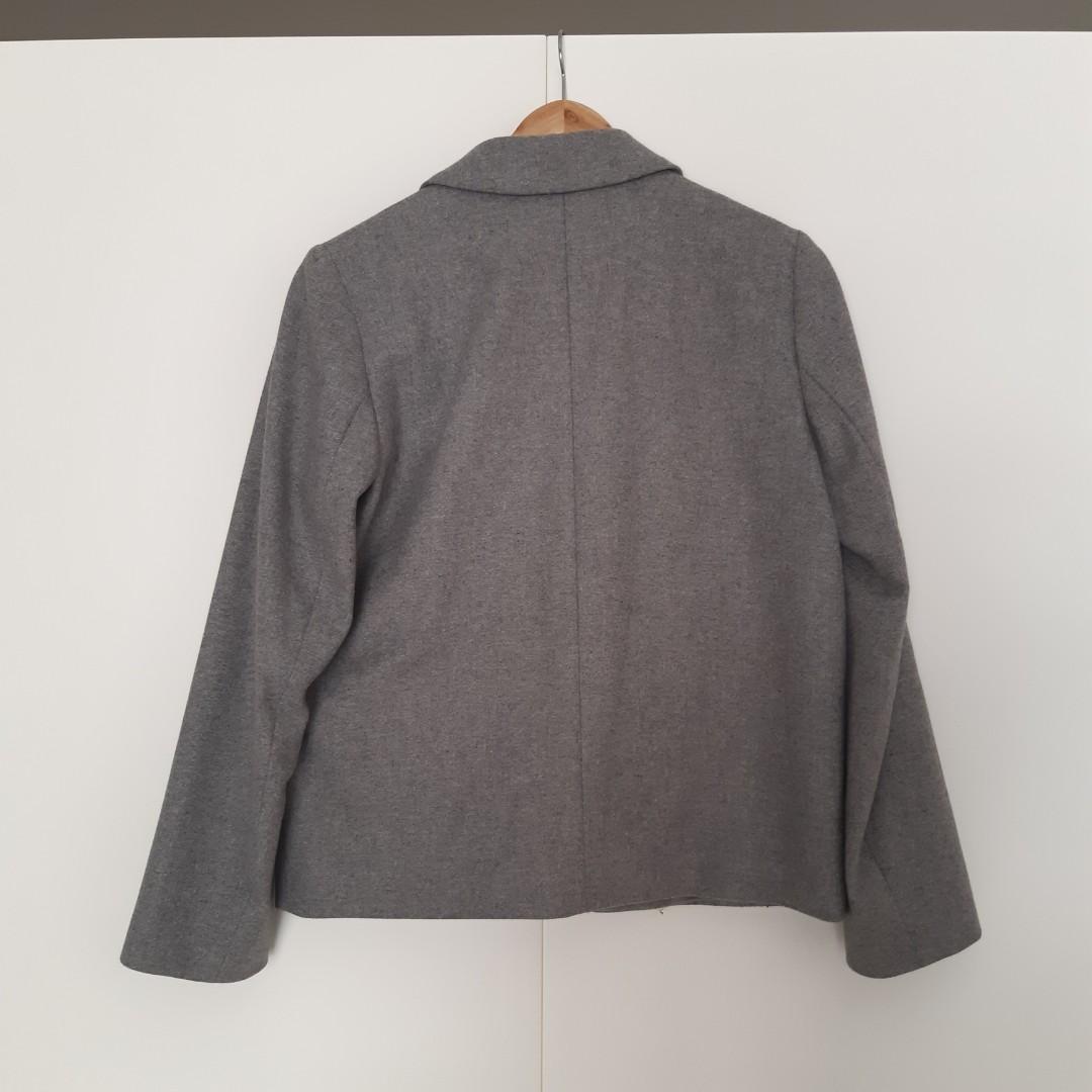 COS Grey Wool Jacket, Women's Fashion, Coats, Jackets and Outerwear on ...
