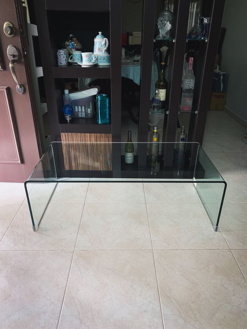 Habitat Gala tempered glass Coffee Table, Furniture & Home Living
