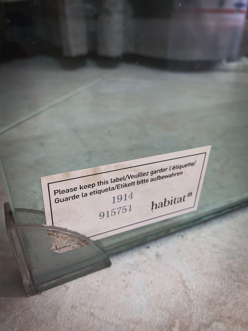 Habitat Gala tempered glass Coffee Table, Furniture & Home Living