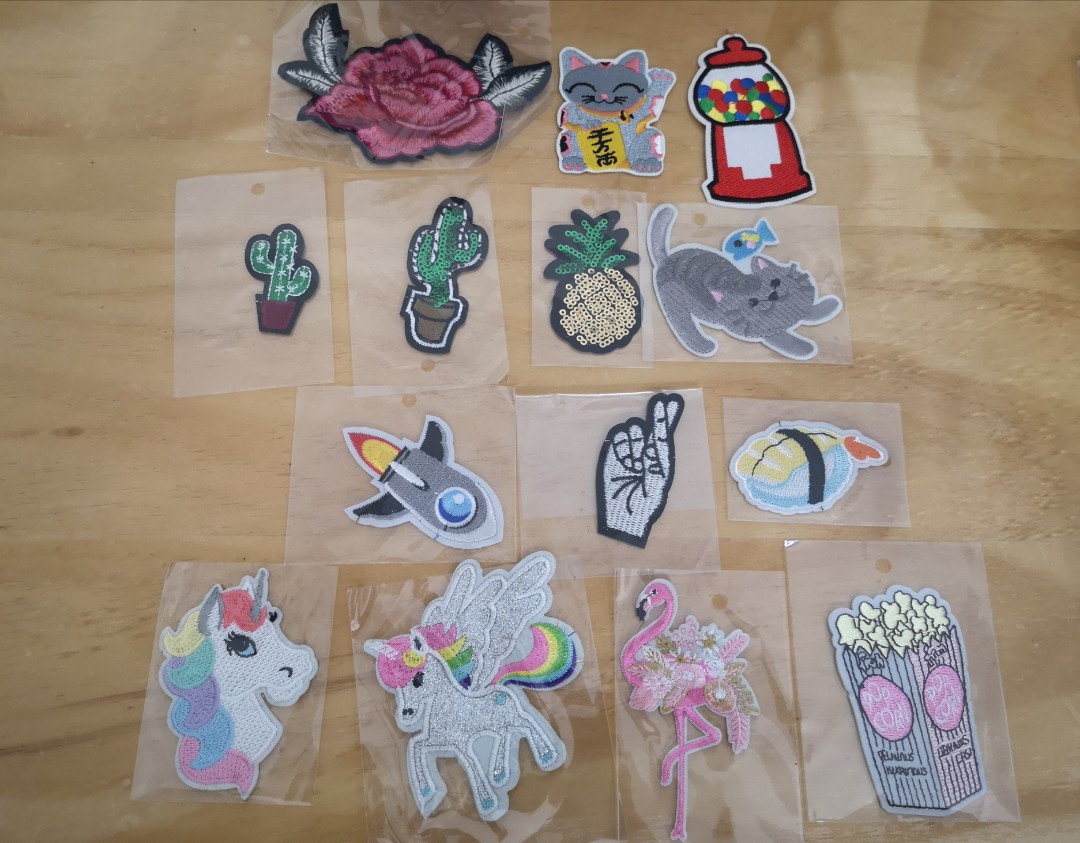 Iron on patches, Hobbies &amp; Toys, Stationery &amp; Craft, Art &amp; Prints on ...