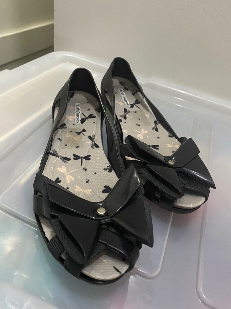 Jelly Sandals Hush Puppies, Women's Fashion, Footwear, Flats & Sandals