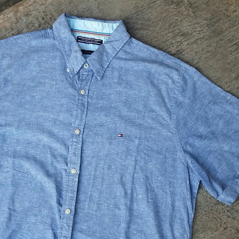 kemeja tommy hilfiger original