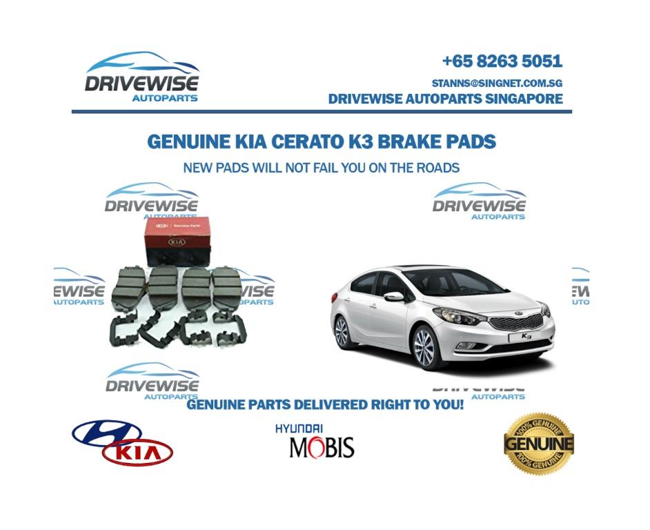 Kia Cerato K3 Genuine Front Brake Pad (Genuine Parts), Everything Else
