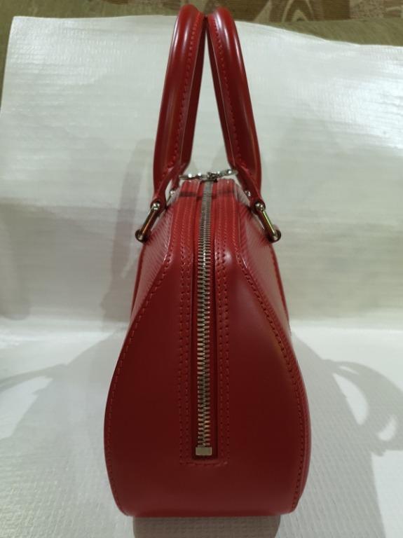 Jasmin leather handbag Louis Vuitton Red in Leather - 27479781
