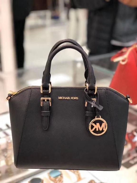 Michael Kors Ciara Medium Satchel - Black, Luxury, Bags & Wallets on  Carousell