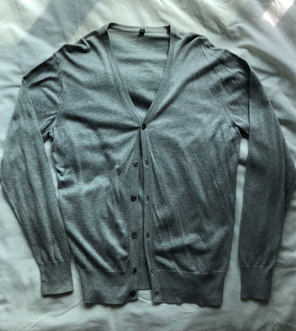 Muji Cardigan, Men's Fashion, Coats, Jackets and Outerwear on Carousell