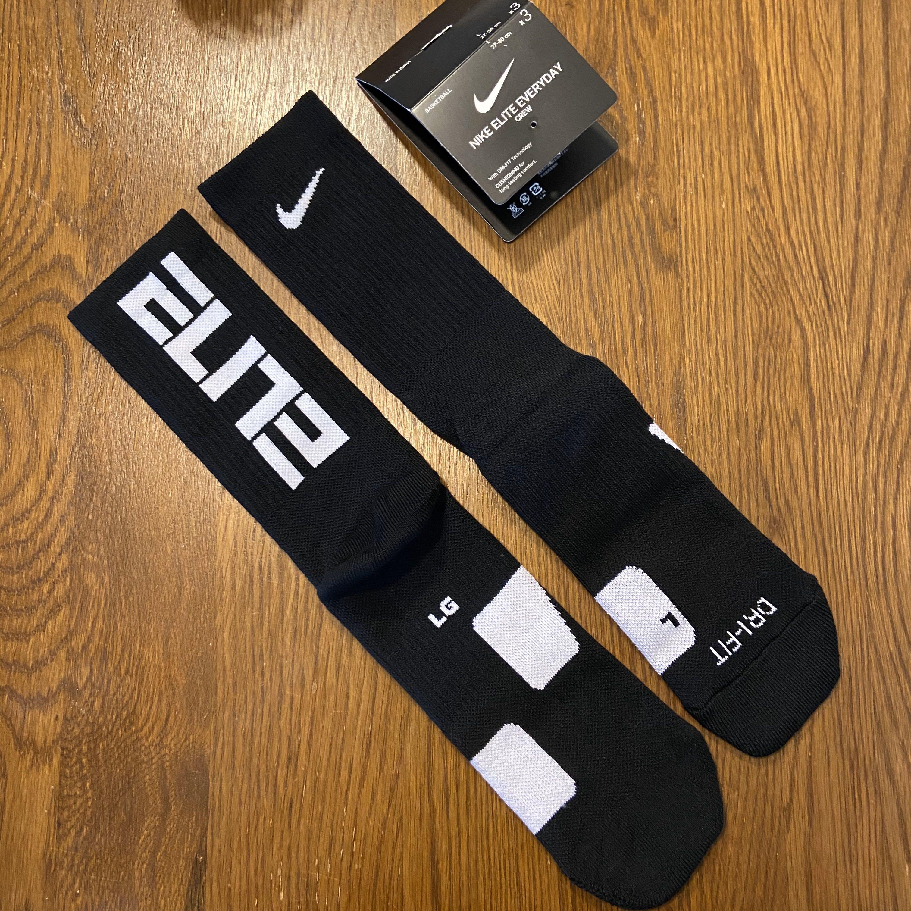 Nike Elite Everyday Crew Socks, 男裝 