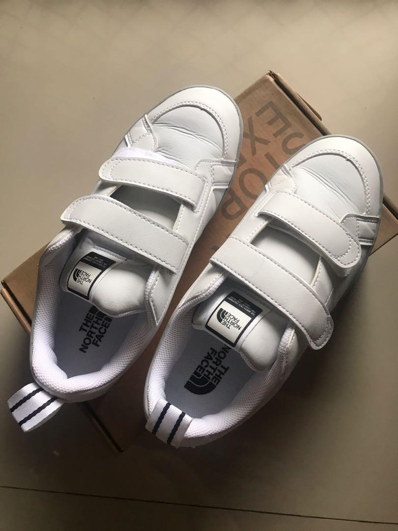 white velcro sneakers rubber shoes 