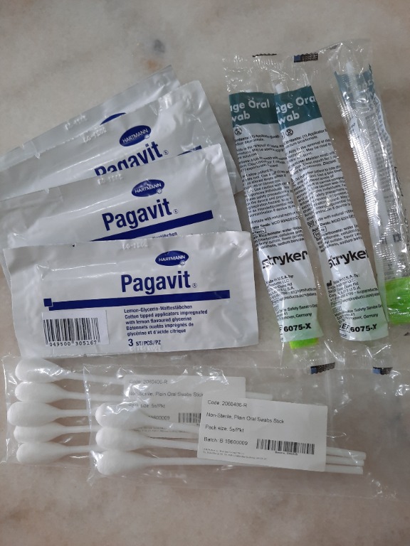 Oral swab stick (Pagavit, Stryker) for oral care, Beauty & Personal