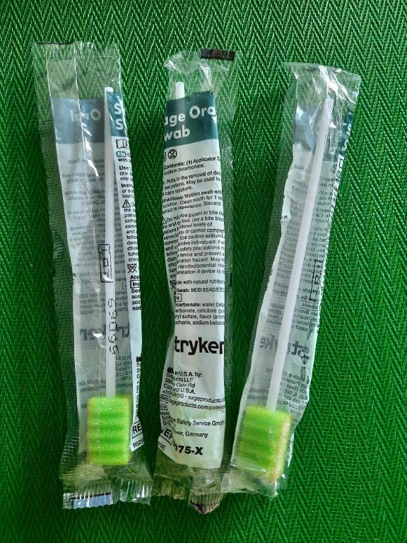 Oral swab stick (Pagavit, Stryker) for oral care, Beauty & Personal