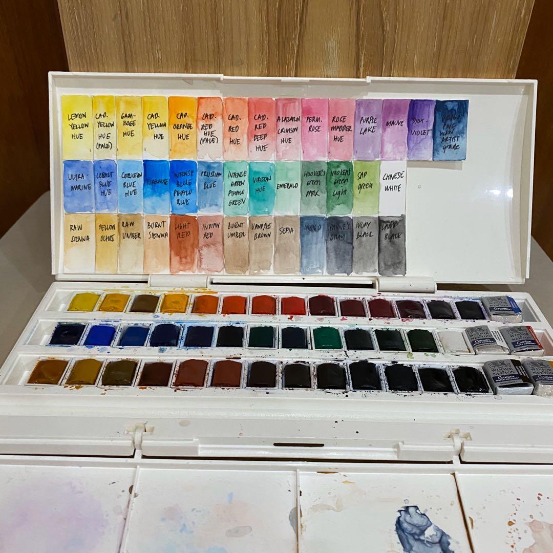 Winsor Newton Watercolors, Watercolor Set Portable