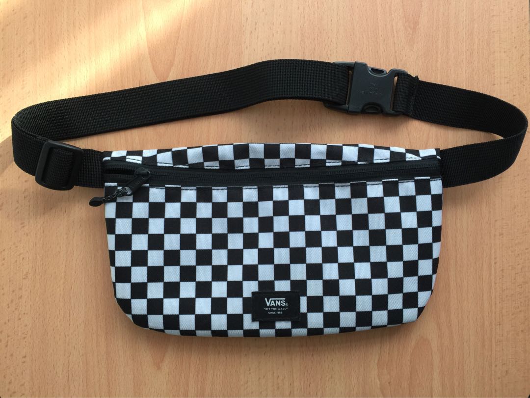 checkerboard vans fanny pack