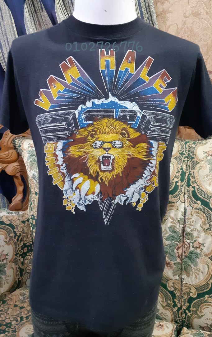 VTG VAN HALEN LION TOUR, Men's Fashion 