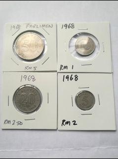 Syiling 50 Sen 1968 Currency Carousell Malaysia
