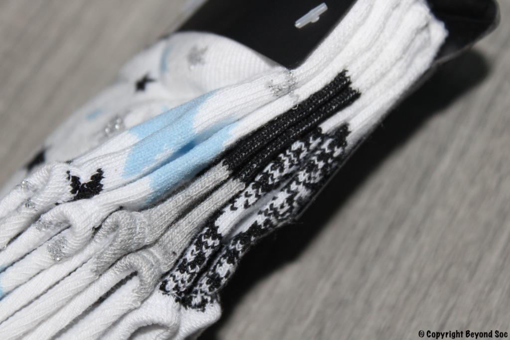 3 Pairs Converse Women s Lurex Star Made For Chucks 3 Pack No Show Socks White Size UK 4 10