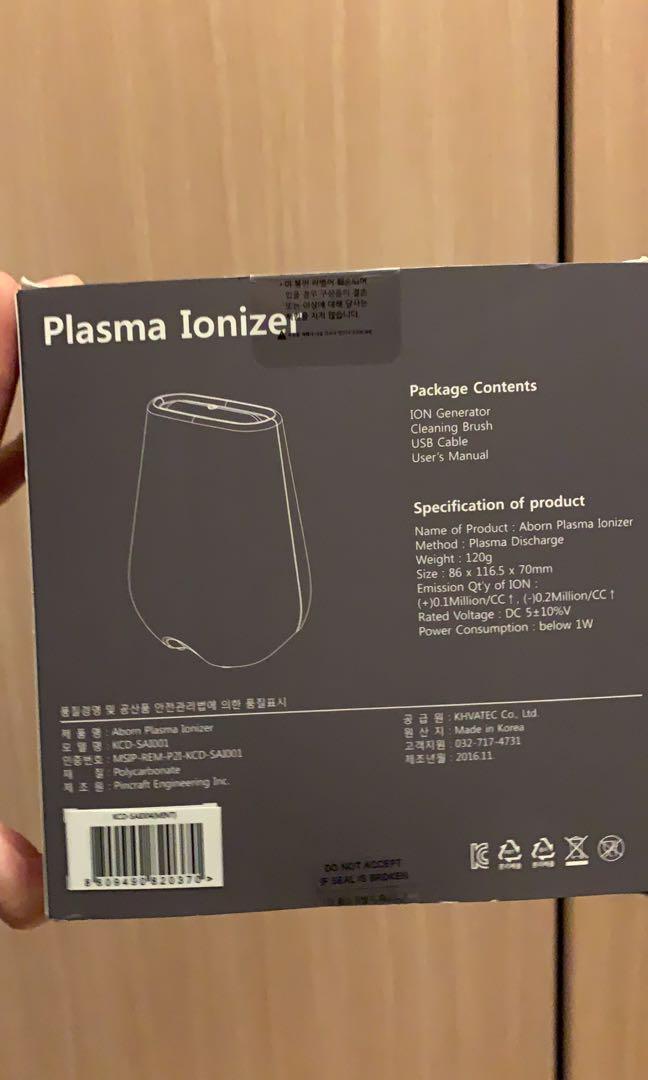 Aborn deals plasma ionizer