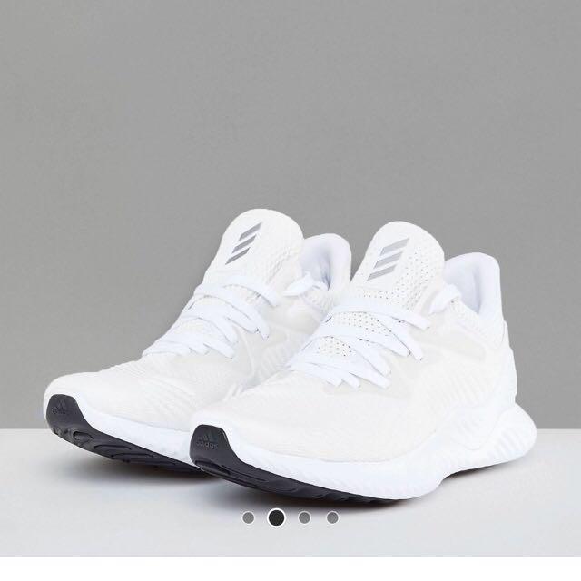 ADIDAS ALPHABOUNCE BEYOND in WHITE in Size UK 6.5, Sports, Sports Apparel  on Carousell