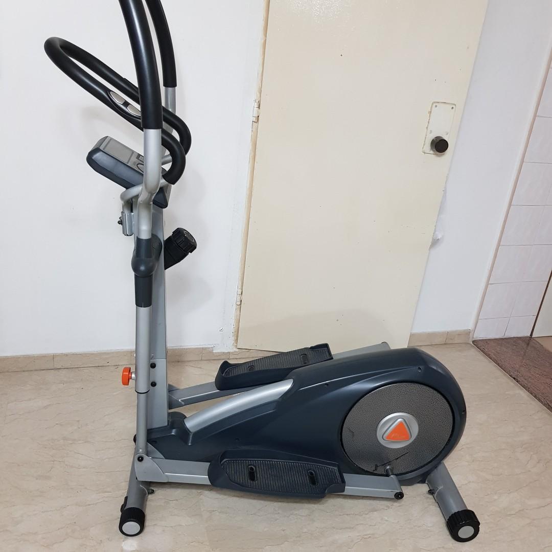 treadmill and cross trainer