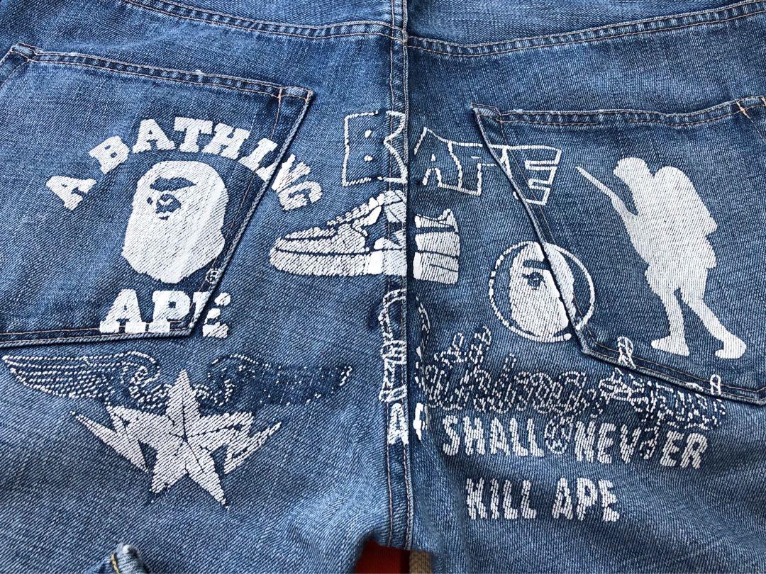 Vintage hotsell bape jeans