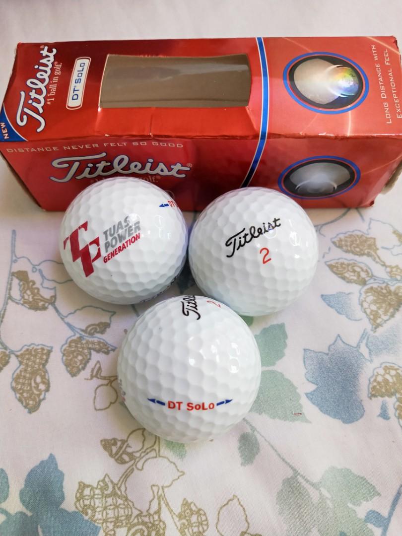 3 per Brand New Titleist DT Solo Golf Ball, Sports Equipment, Sports