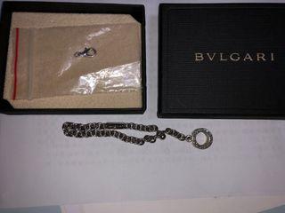 正品Bulgari 寶格麗b.zero1銀製鑰匙圈