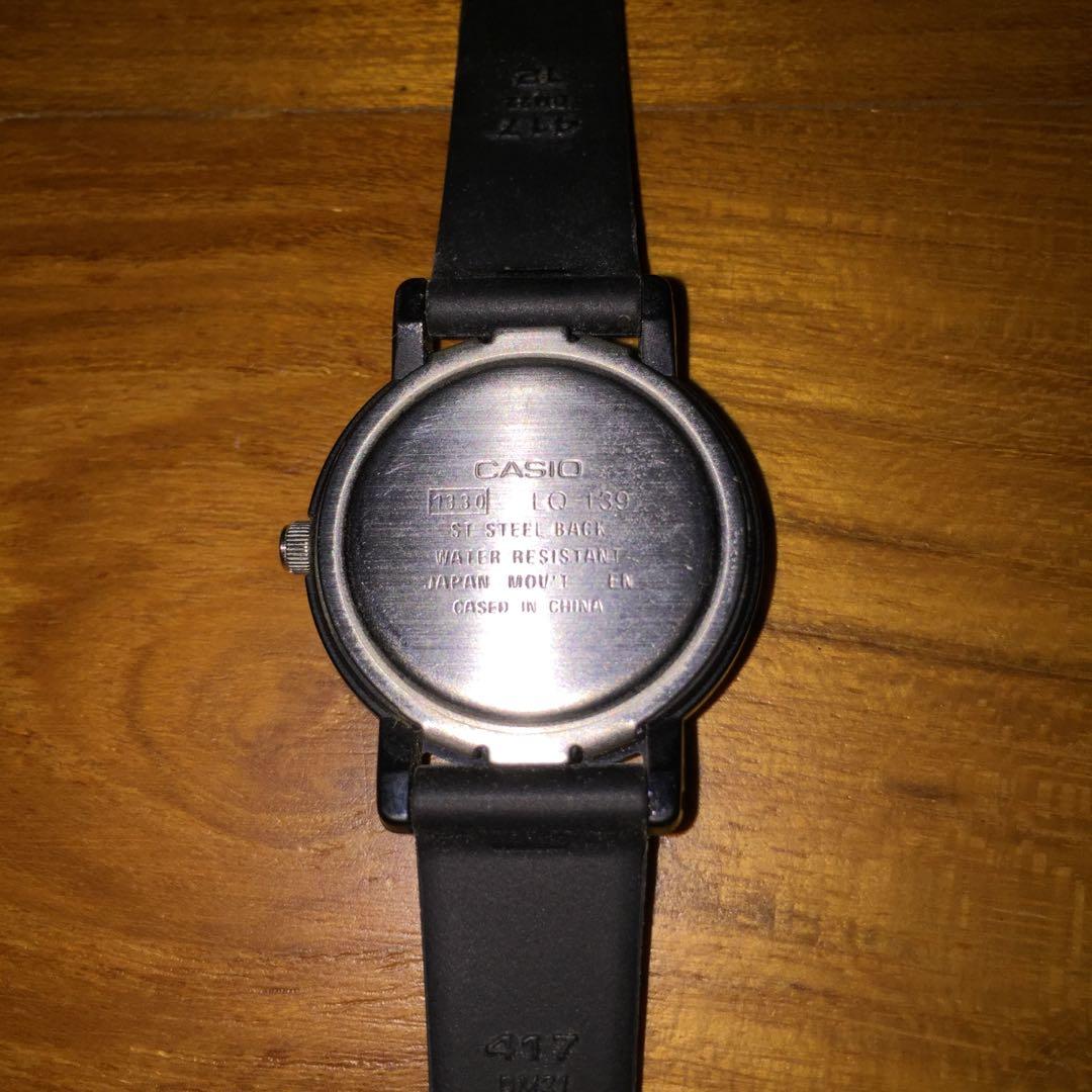 Casio LQ139 Ladies Black Resin Band Casual Analog Watch